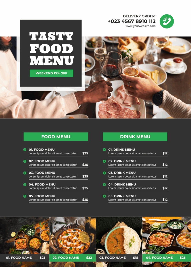 Food Menu Flyer 01