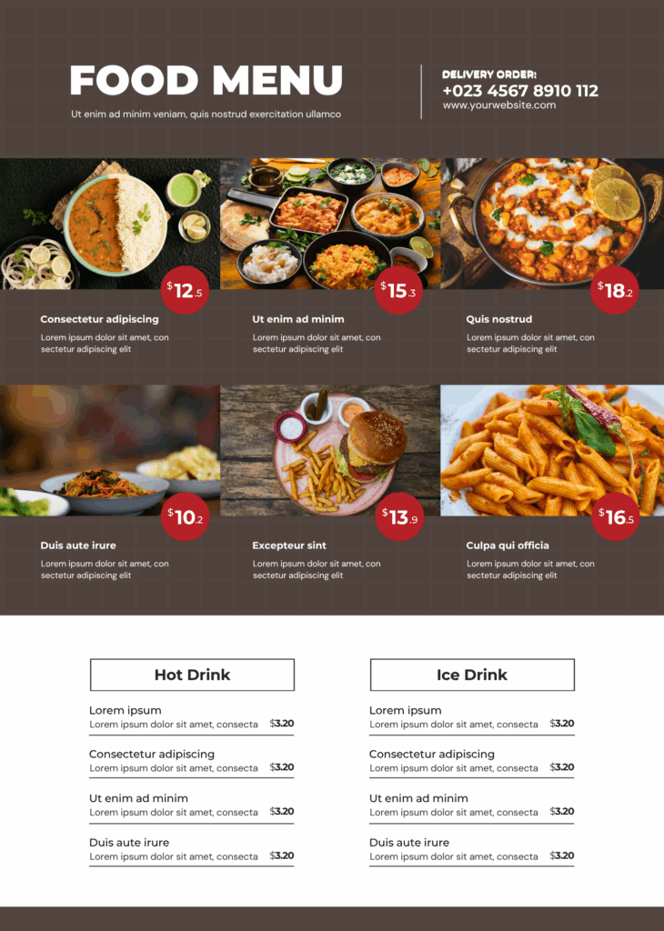 Food Menu Flyer 4