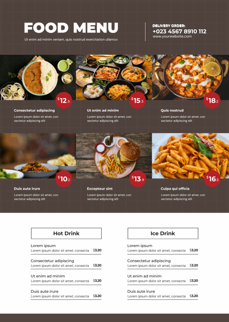 Food Menu Flyer 4