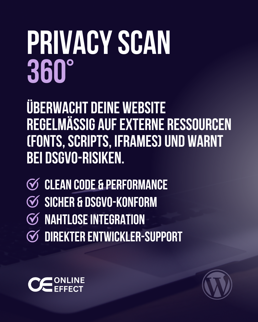 Privacy Scan 360° WordPress Plugin