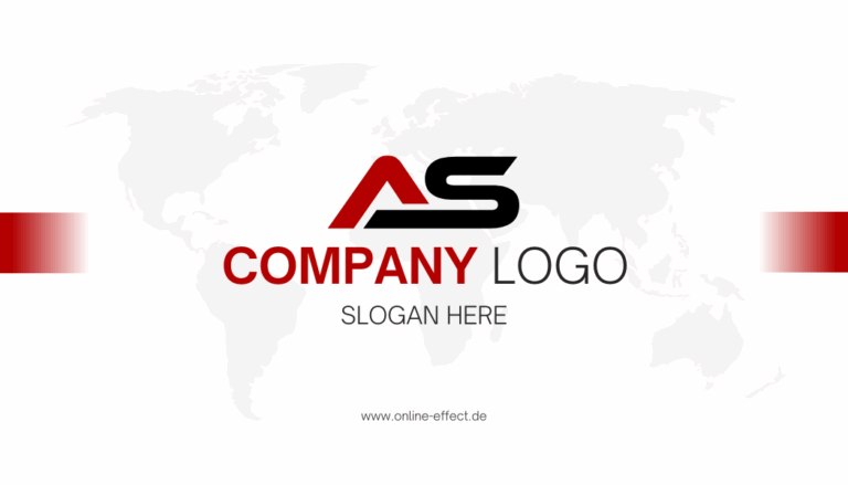 Red and Black Minimalist Company Business Card