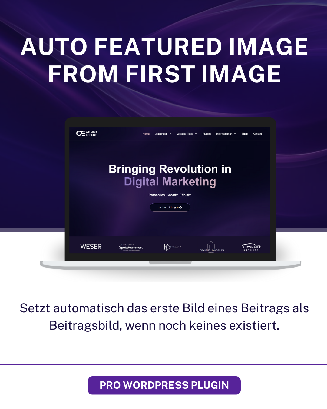 Auto Featured Image from First Image - WordPress Plugin