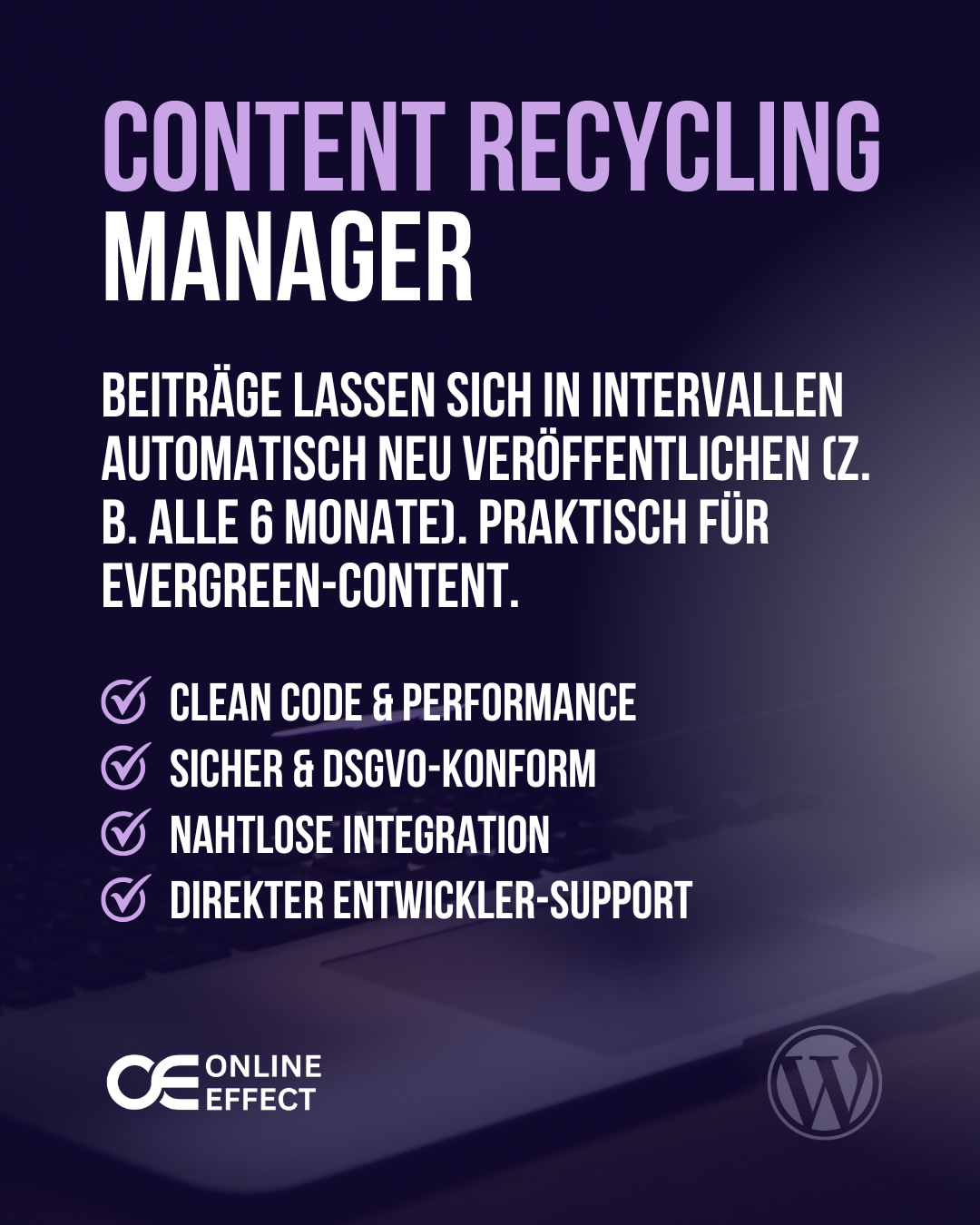 Content Recycling Manager WordPress Plugin