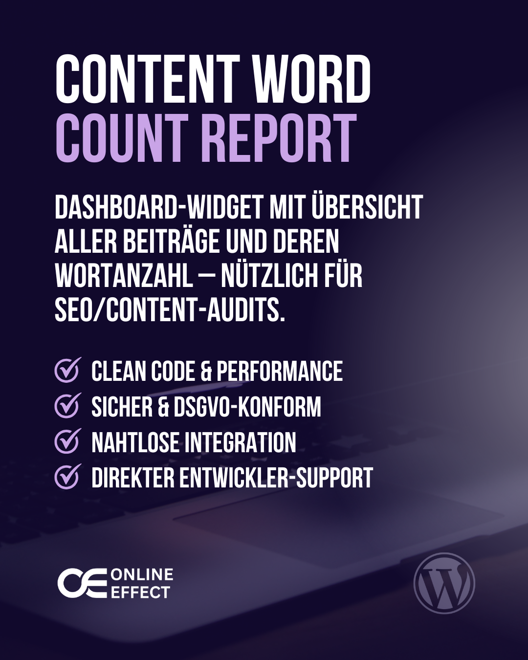 Content Word Count Report WordPress Plugin