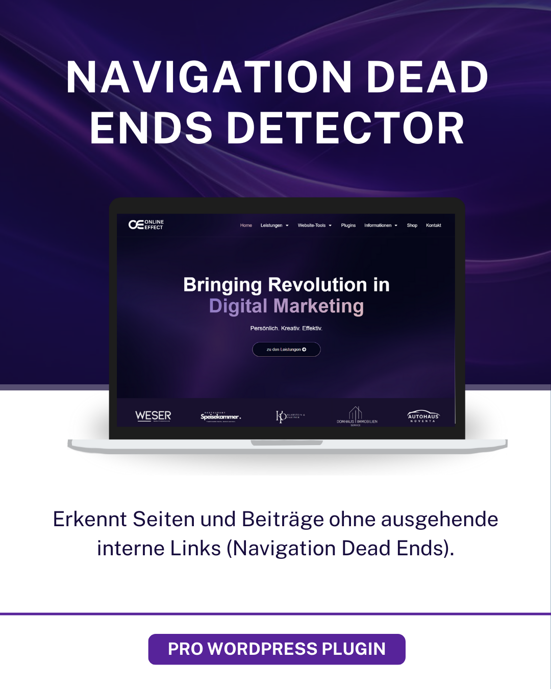 Navigation Dead Ends Detector WordPress Plugin