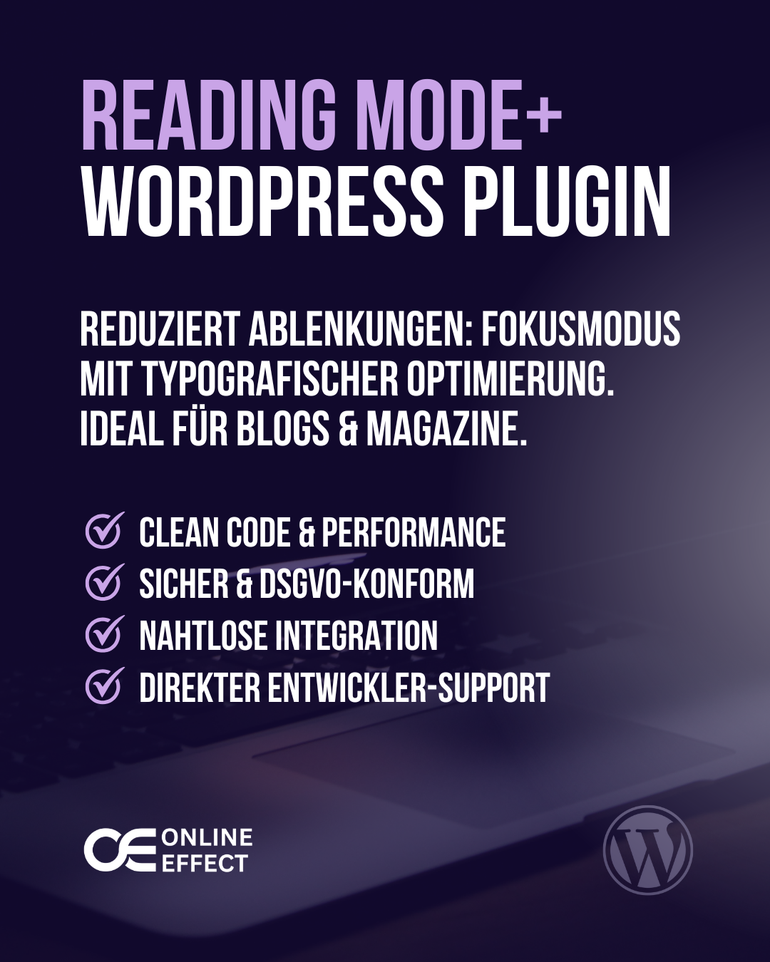 Reading Mode+ WordPress Plugin