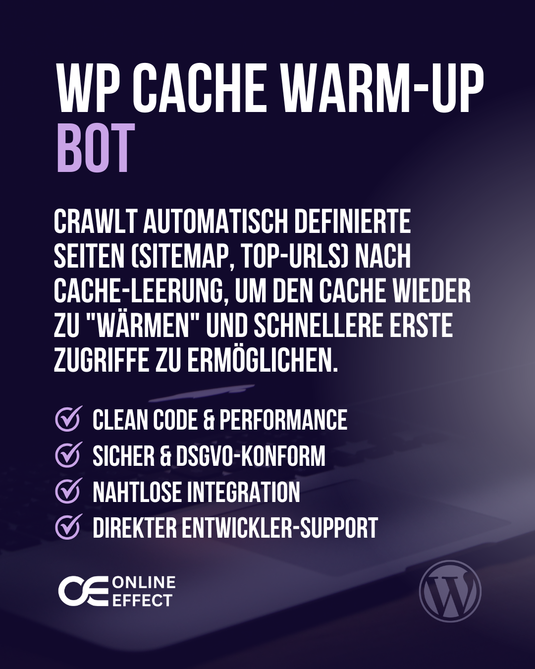 WP Cache Warm-Up Bot WordPress Plugin
