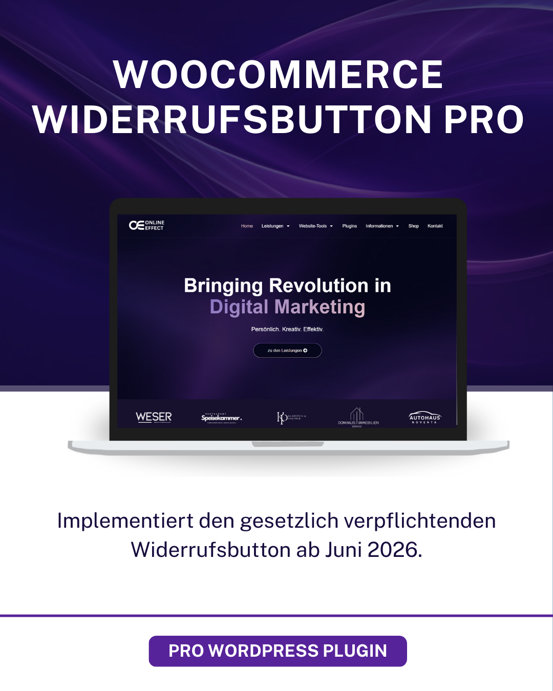 WooCommerce Widerrufsbutton Pro Plugin