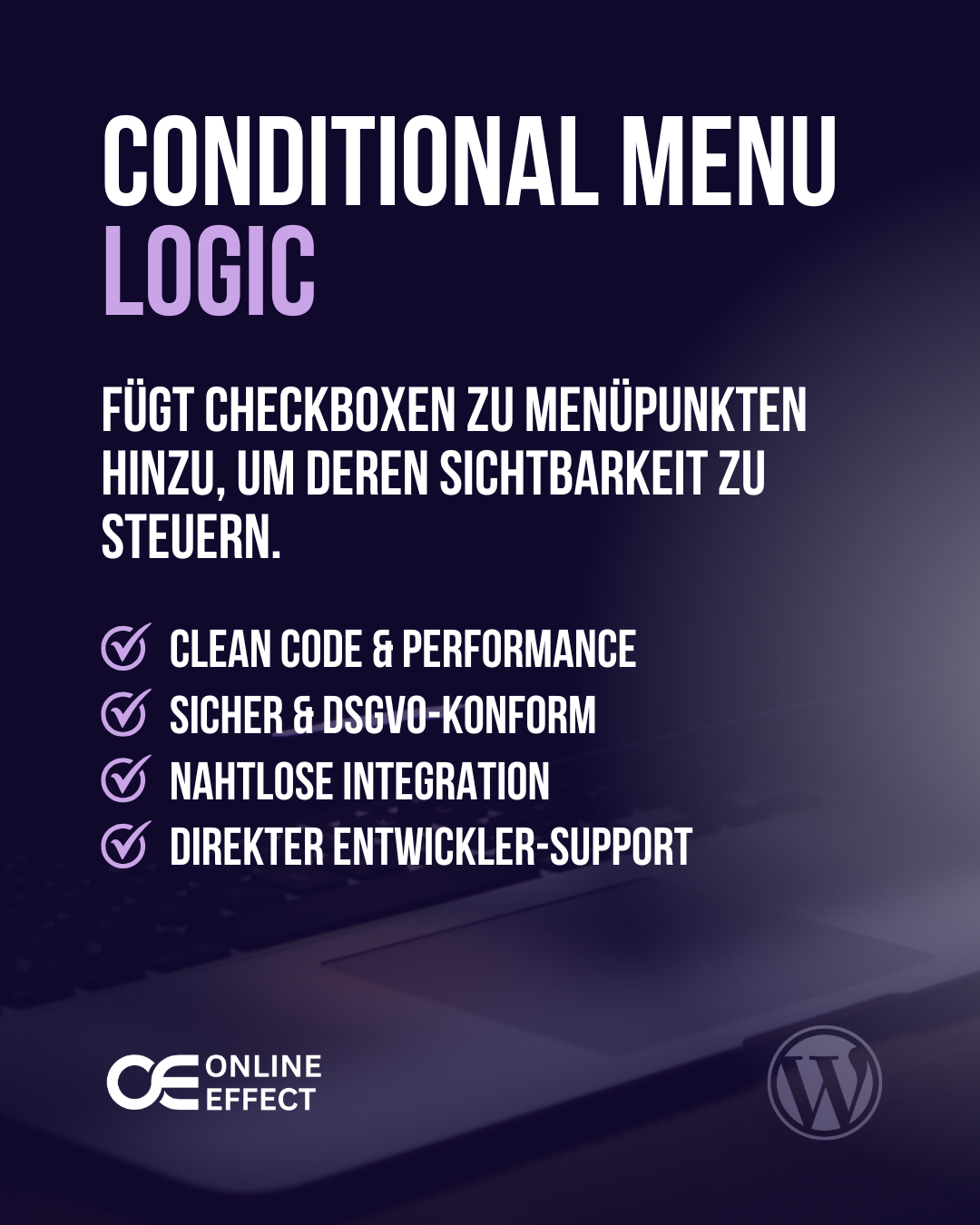 Conditional Menu Logic Pro Plugin