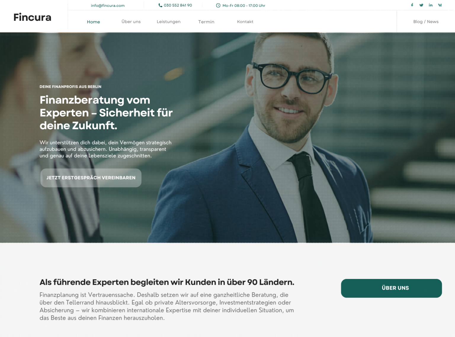 Webdesign Homepage Referenz Finanzberatung